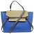 Belt Bag Céline Borsa Celine 2 in 1 in pelle di vitello Marrone Nero Blu
