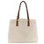 Prada 1BG355 Logo Tote Bag Weiß Canvas - Ansicht 2