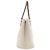 Prada 1BG355 Logo Tote Bag Weiß Canvas - Ansicht 3