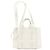 Borsa Chloé Woody Mini 2 in 1 Bianco - vista 2