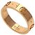 Anello Gucci Icon #8 in oro rosa 18K D'oro