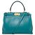 Borsa Fendi Peekaboo 2 in turchese