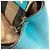 Borsa Fendi Peekaboo 2 in turchese - vista 17