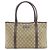 Gucci GG Supreme PVC Tote Bag Braun