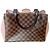 Borsa Louis Vuitton Brittany Damier Ebene Pelle Rosa