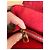 Louis Vuitton Caissa Clutch Damier Ebano e Pelle Rossa Rosso Damier ebene - vista 13