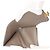 Céline Celine Small Flap Wallet Triomphe Tri-fold Leather Beige - view 9