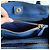 Borsa a mano aperta Promenade in pelle Saffiano blu di Prada - vista 17