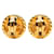 Orecchini Clip Coco Mark di Chanel D'oro  - vista 2