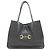 Borsa Tote Horsebit Gucci Nero