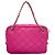 Borsa a Spalla Prada Tessuto Inpunto 2 Vie Rosa - vista 2