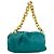 Grüne Leder-Schultertasche von Bottega Veneta - Ansicht 2