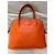 Borsa Hermès Bolide 31 in pelle arancione - vista 3