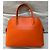 Borsa Hermès Bolide 31 in pelle arancione - vista 4