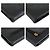 Cartera plegable de cuero negro Chanel Coco Mark - vista 8