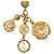 Timeless Collana pendente a catena lunga Chanel Coco Mark D'oro