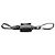 Pochette Utility Ceinture Monogram Eclipse Louis Vuitton Nero - vista 3