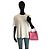 Borsa shopping XXS Balenciaga in rosa e nero - vista 7