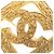 Timeless Spilla Placcata Oro Chanel Coco Mark D'oro - vista 2