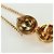 Collana FENDI Monster Ball metallo tono oro Auth 167240SM - vista 16
