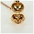 Collana FENDI Monster Ball metallo tono oro Auth 167240SM - vista 17