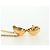 Collana FENDI Monster Ball metallo tono oro Auth 167240SM - vista 18