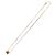 Collana FENDI Monster Ball metallo tono oro Auth 167240SM - vista 2