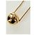 Collana FENDI Monster Ball metallo tono oro Auth 167240SM - vista 3
