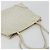 Borsa Tote in pelle Intrecciato Bottega Veneta bianca e oro Auth bs34623 - vista 6