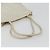 Borsa Tote in pelle Intrecciato Bottega Veneta bianca e oro Auth bs34623 - vista 7