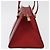 Céline Borsa a mano CELINE in pelle rossa dorata Auth 176319 Rosso D'oro - vista 4