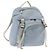 PRADA Rucksack aus Nylon hellblau Silber authentisch 175701