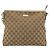 Borsa a Spalla GG Canvas Gucci Beige Oro 388924 Auth 176257 D'oro - vista 13