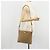 Borsa a Spalla GG Canvas Gucci Beige Oro 388924 Auth 176257 D'oro - vista 23
