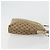 Borsa a Spalla GG Canvas Gucci Beige Oro 388924 Auth 176257 D'oro - vista 3