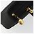 Christian Dior Borsa Lady Dior Canage in nylon nero e oro Auth ep14110 D'oro - vista 17