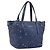 Borsa a mano in pelle Jimmy Choo con borchie 2 in 1 blu argento autentica ka4151