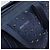 Borsa a mano in pelle Jimmy Choo con borchie 2 in 1 blu argento autentica ka4151 - vista 17