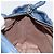 Borsa a mano in pelle Jimmy Choo con borchie 2 in 1 blu argento autentica ka4151 - vista 18