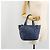 Borsa a mano in pelle Jimmy Choo con borchie 2 in 1 blu argento autentica ka4151 - vista 21