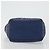 Borsa a mano in pelle Jimmy Choo con borchie 2 in 1 blu argento autentica ka4151 - vista 5