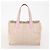 CHANEL Nuova Borsa Tote da Viaggio in Nylon 2 Set Rosa Beige CC Auth ti3896 - vista 11