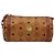 Borsa a Spalla MCM Vicetos Logogram in Pelle PVC Marrone Oro Auth ka4095A D'oro - vista 13