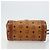 Borsa a Spalla MCM Vicetos Logogram in Pelle PVC Marrone Oro Auth ka4095A D'oro - vista 5