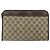 GUCCI GG Supreme Clutch Bag PVC Beige Oro 97 01 037 Auth bs34706 D'oro - vista 2