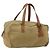 Borsa Boston PRADA in nylon argento beige Auth 176900