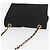 CHANEL Borsa a Spalla Matelassé con Catena Nylon Nero Oro CC Auth 176872 D'oro - vista 6