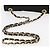 CHANEL Borsa a Spalla Matelassé con Catena Nylon Nero Oro CC Auth 176872 D'oro - vista 7