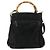 Borsa a mano GUCCI Bamboo Suede 2 vie Nero Oro 002 2122 0506 Auth ep14234 D'oro - vista 13