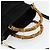 Borsa a mano GUCCI Bamboo Suede 2 vie Nero Oro 002 2122 0506 Auth ep14234 D'oro - vista 7